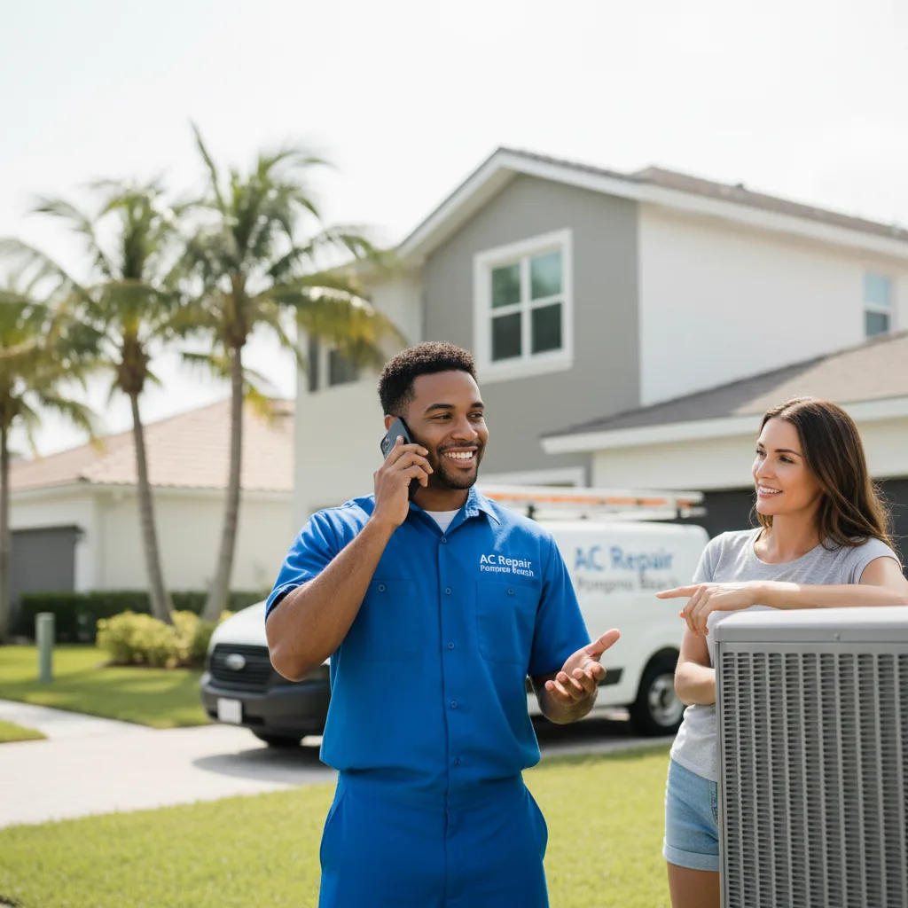 AC Repair Pompano Beach customer support in San Martin